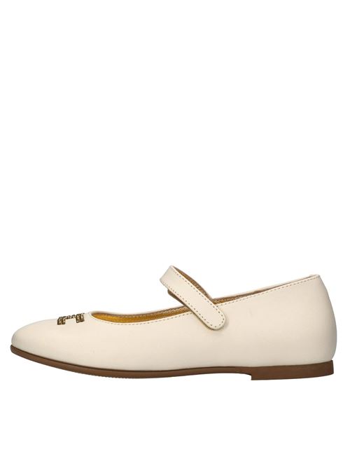 Ballerine in pelle ELISABETTA FRANCHI | F1A3-E0201-1733698BIANCO-ORO